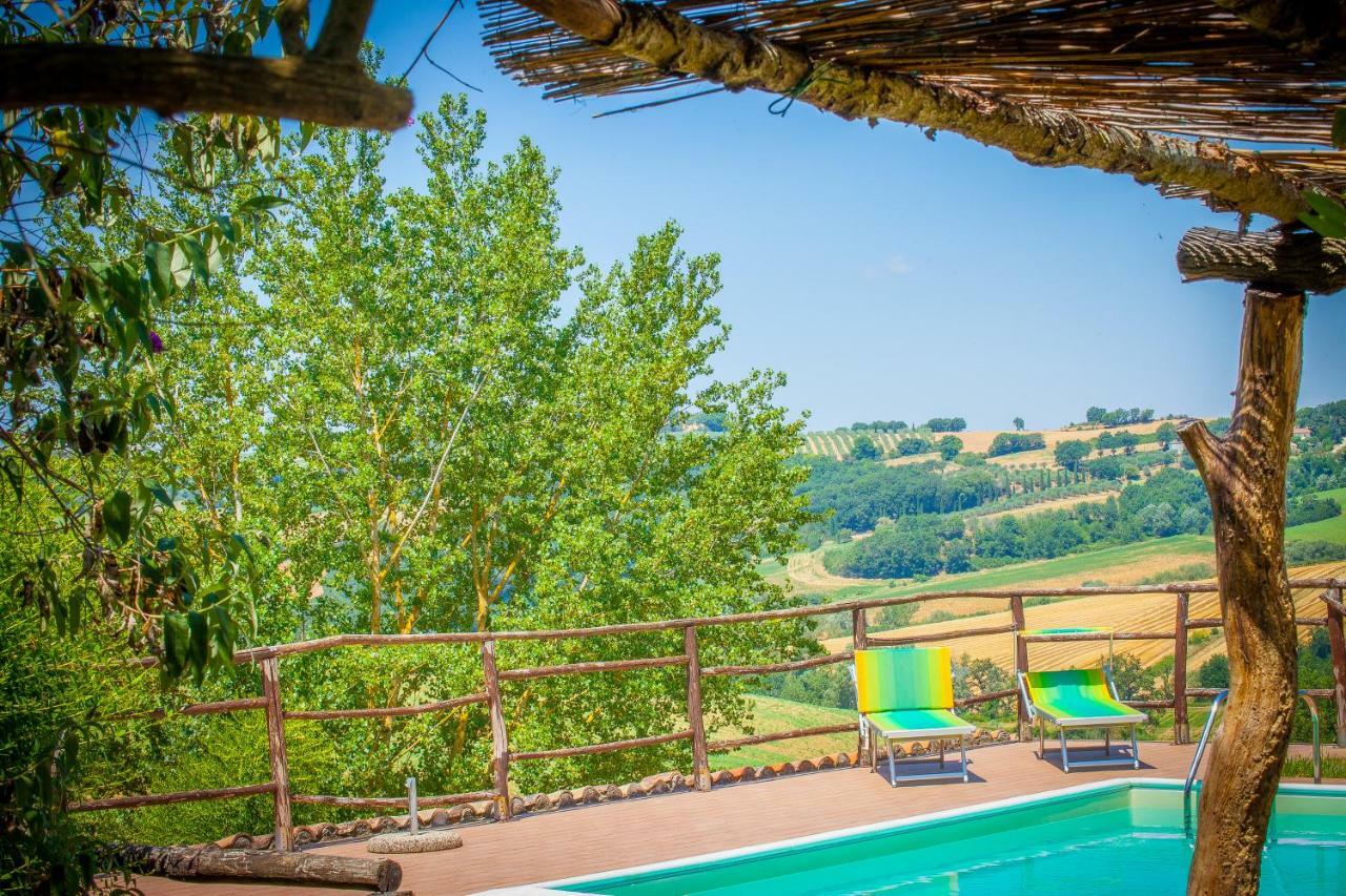 Agriturismo Bio Tra Cielo E Terra Apartment Grutti ภายนอก รูปภาพ